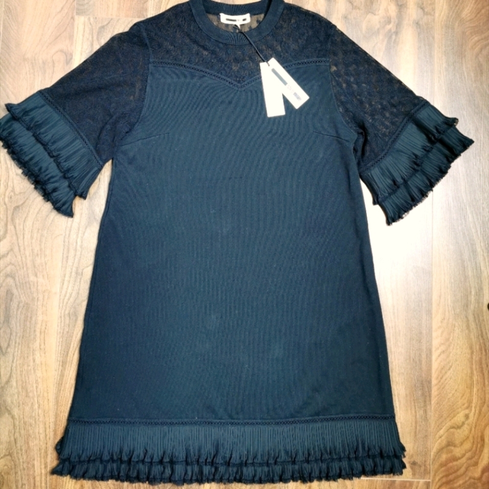 McQ by Alexander McQueen Black cotton dress